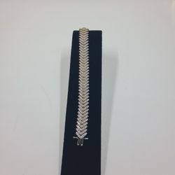 14kt Yellow Gold Tennis Bracelet W/ 5 CT Of SI2 Diamonds 