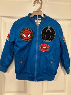 Spiderman bomber jacket size.  5T