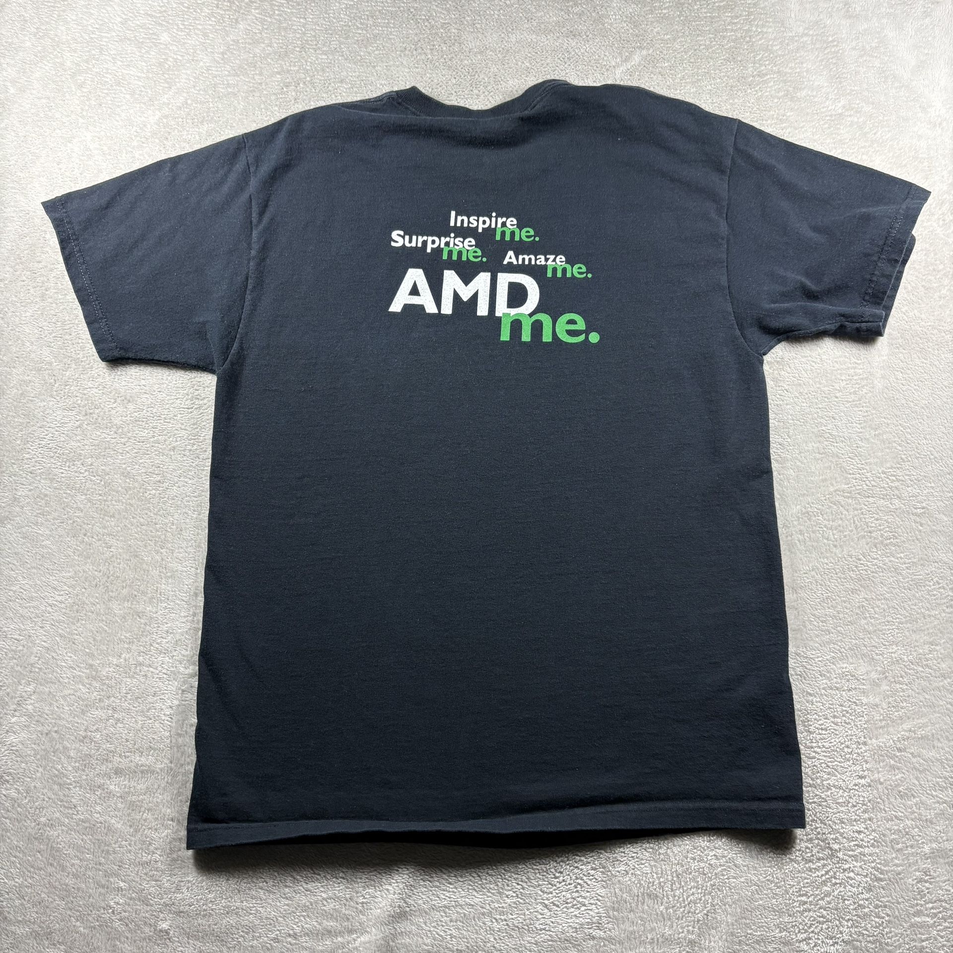 Vintage 90s AMD Athlon XP Tech Tee Black PC Computer Men’s L Faded ...