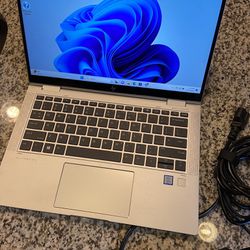 Hp Elitebook X360 G4 - Touch Screen - 1030 - Face Recognition - 8gb Ram - 256gb Ssd - Windows 11 - Works Great