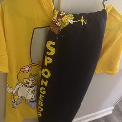 Women SpongeBob Jogger See Size Large
