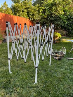 10x10 metal canopy (NO SHADE TARP)