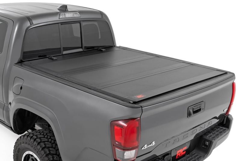 RC Hard Tri-Fold Flip Up Bed Cover For Toyota Tacoma 2WD/4WD (16-23)