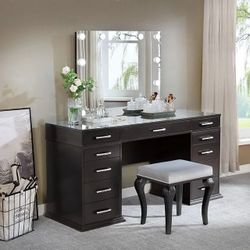 Bambina Vanity set with glitzy bulbs- Dark grey-available in 2 colors Now 1049.00 Free Delivery 🚚