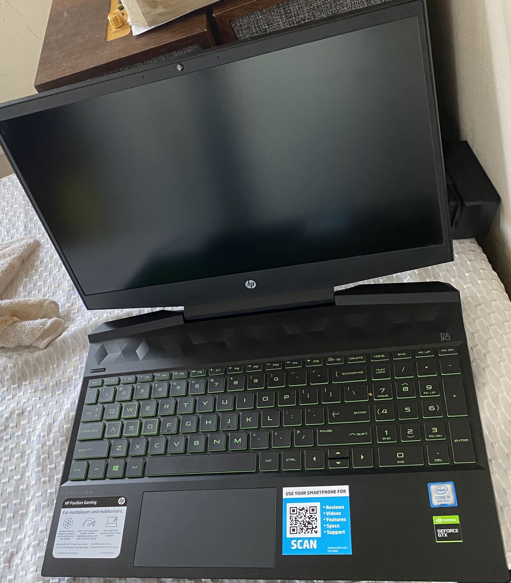 HP Pavilion i5 GTX 1650 8GB/256GB Gaming Laptop