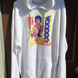 Jimi Hendrix Voodoo Child Hoodie Pullover  Sweatshirt XL..