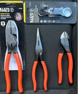 Klein Tools Pliers and Mini Ratchet Set