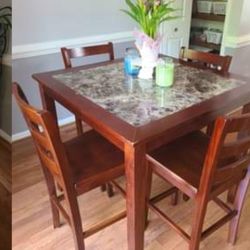 Dining Table And Four Chairs 