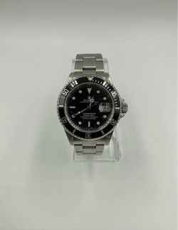 1996 ROLEX SUBMARINER 16610 BLACK DIAL & BEZEL 7.25" STAINLESS STEEL WATCH