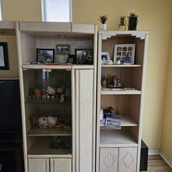 Wooden Entertainment Center 