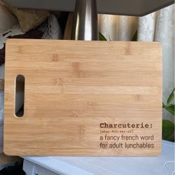 Laser Engraved Cutting Board   Sz   XL