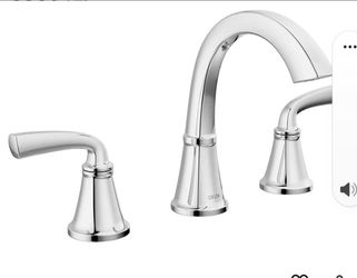 Delta Geist Brushed Nickel Bathroom Faucet 3 Hole, 8 Inch Widespread Bathroom Sink Faucet for Vanity, Push-Pop Drain Assembly, SpotShield Brushed Nick