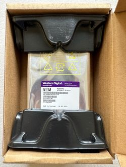 New 8TB Western Digital Purple SATA Hard Drive WD82PURZ