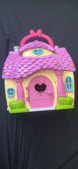 Minnie Mouse Pink Portable Playhouse Dollhouse