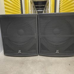 Peavey SP 118 Subwoofer pair W Installed Plate Amplifiers for