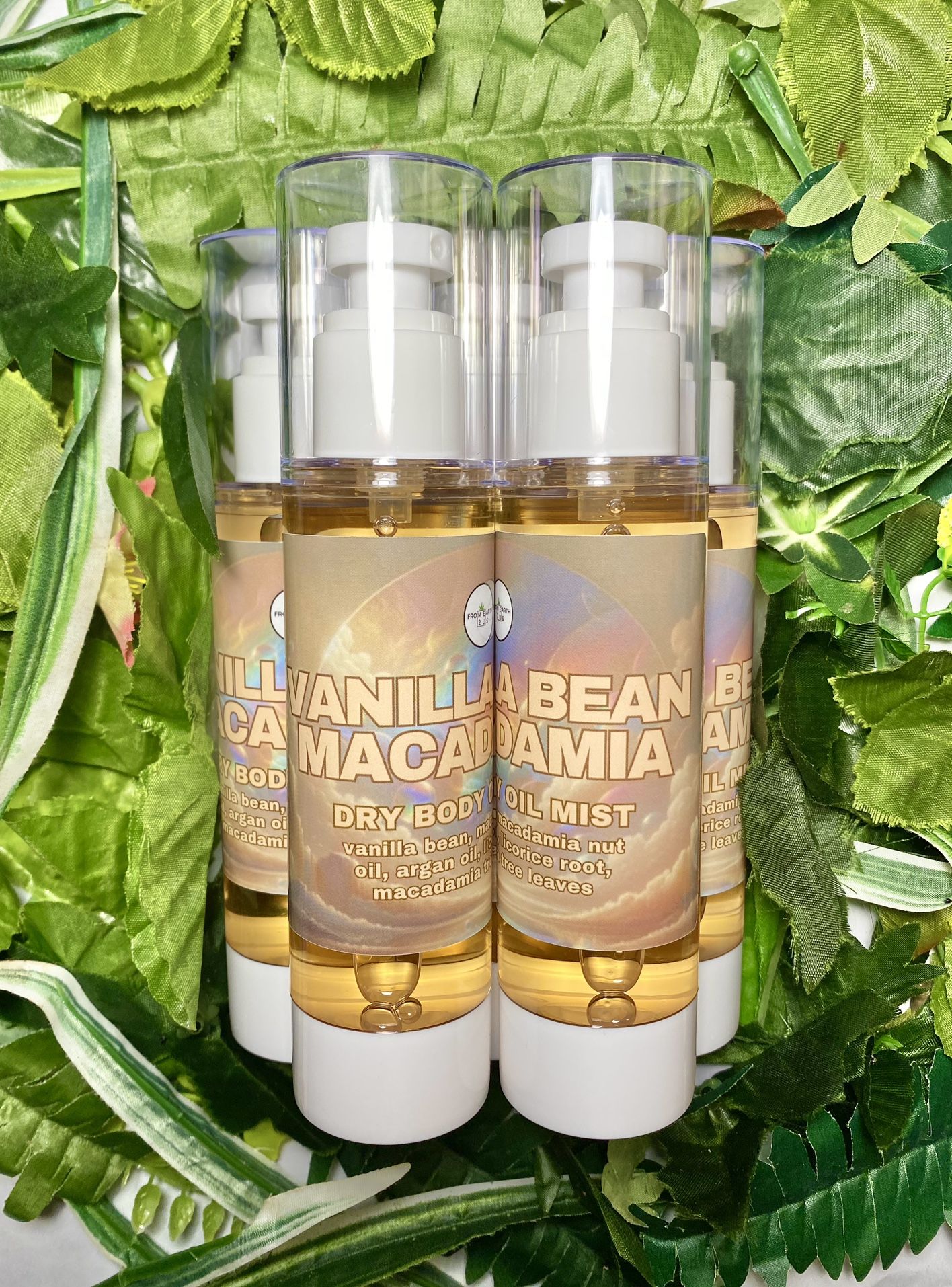 Vanilla Bean & Macadamia Dry Body Oil Mist Fragrance