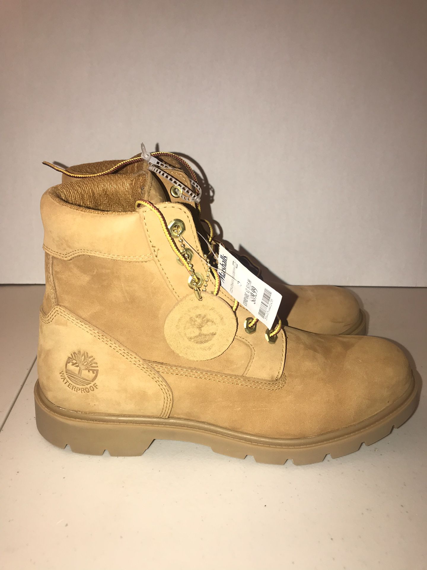 NEW TIMBERLAND BOOT SIZE 9.5 WHEAT NUBUCK LEATHER 6 INCH WORK MEN'S 19079
