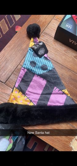 New tags nightmare before Christmas, Sally Santa hat