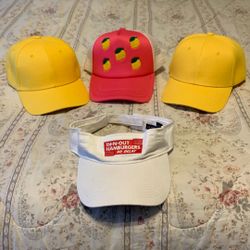 Trucker Hats & In .N.Out Visor.   Chino, Ca