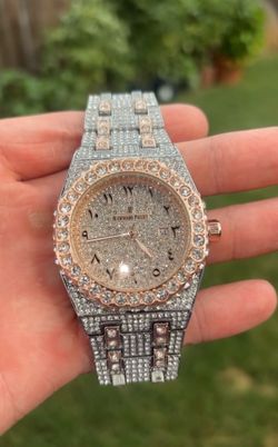 Rose gold bussdown watch