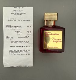 Baccarat Rouge 540 Extrait 70mL Authentic w/ Receipt