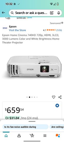 Powerlite Home Cinema 740HD Epson