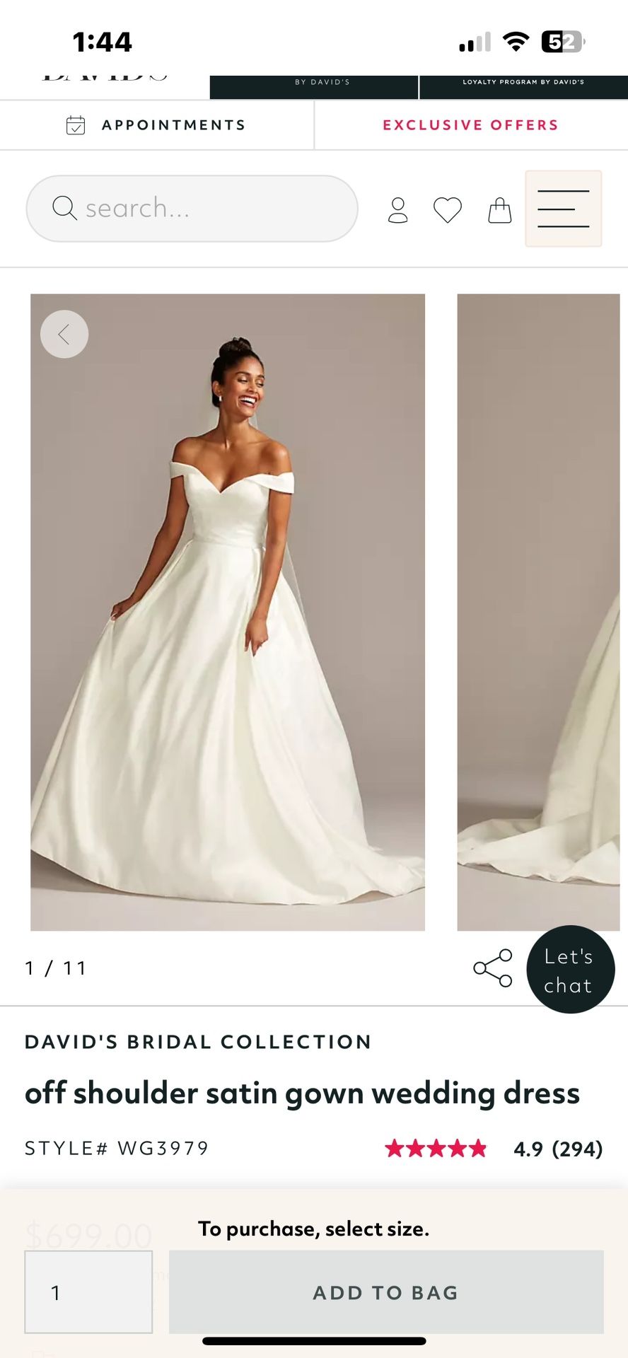 Wedding Dress Size 8  No Alterations 