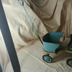 Antique doll stroller vintage