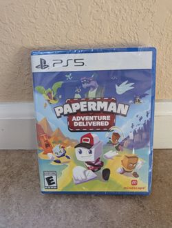 PS5 - Paperman -- Adventure Delivered - Physical Game Disc Blu-ray - Brand New - Mindscape