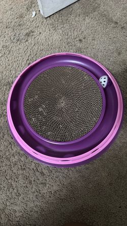 Cat Scratcher Toy with Ball Track