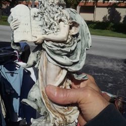 Beautiful Ceramic Moses Made In Florence Italy