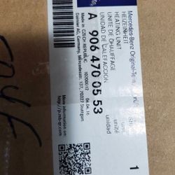 BRAND NEW! Heating element AdBlue, Sprinter, Freightliner