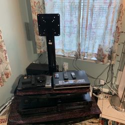 STURDY 2 SHELF TV STAND FOR SALE