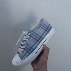 Burberry Check Low-Top Sneakers