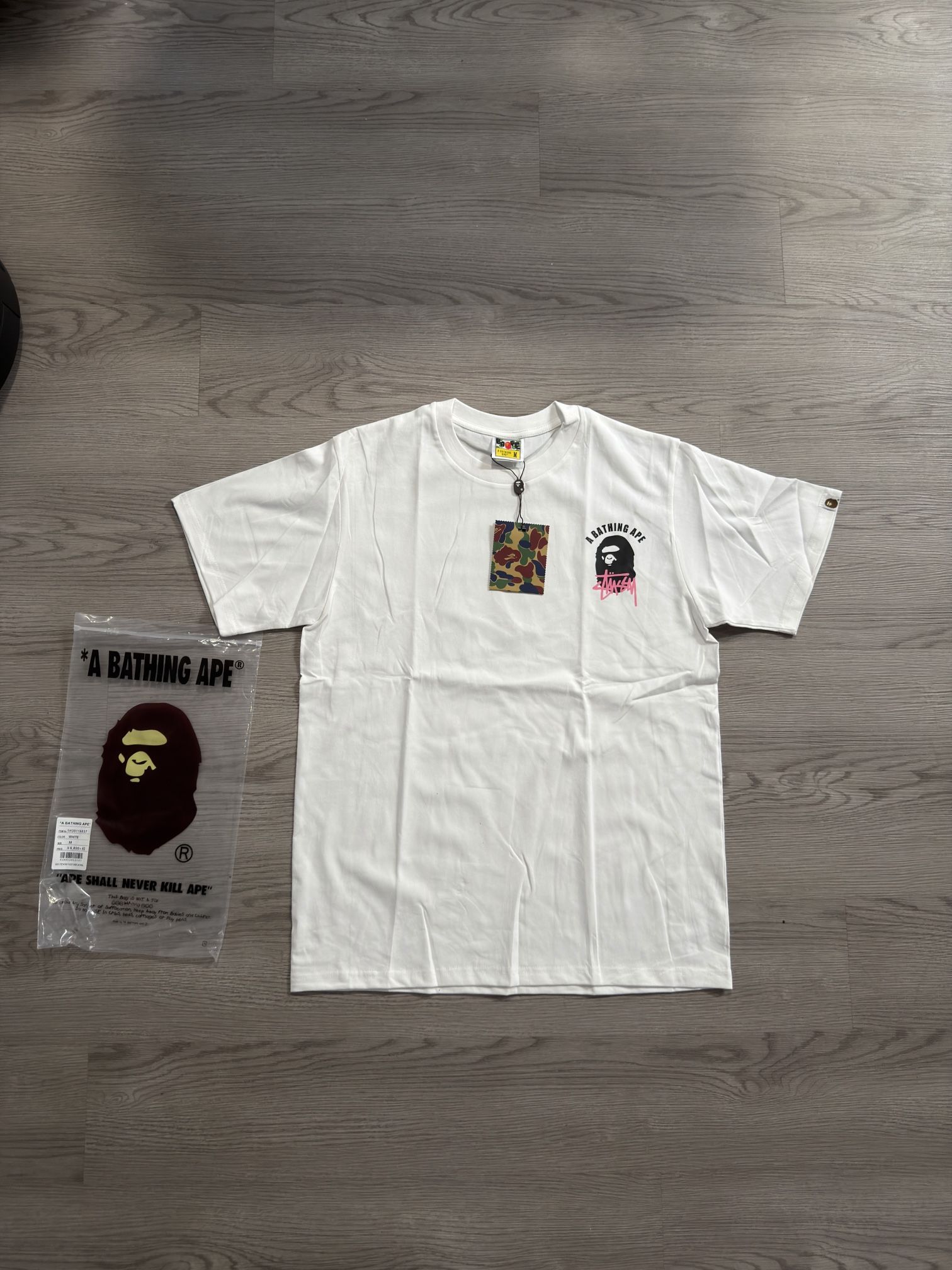 Bape x Stussy tee