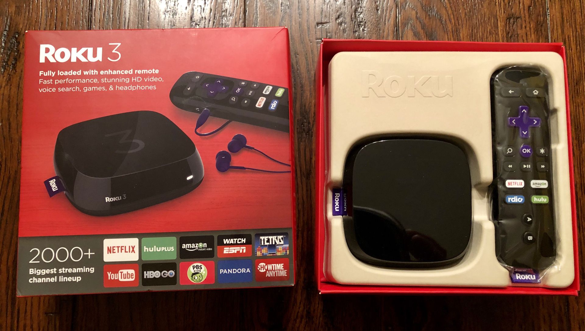 Roku 3 with voice search (model #4230R - 2015 model)