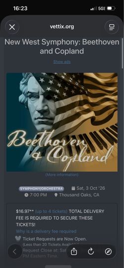 New West Symphony: Beethoven and Copland