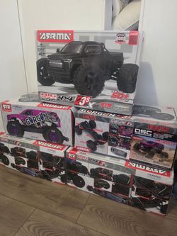 Rc car traxxas arma losi