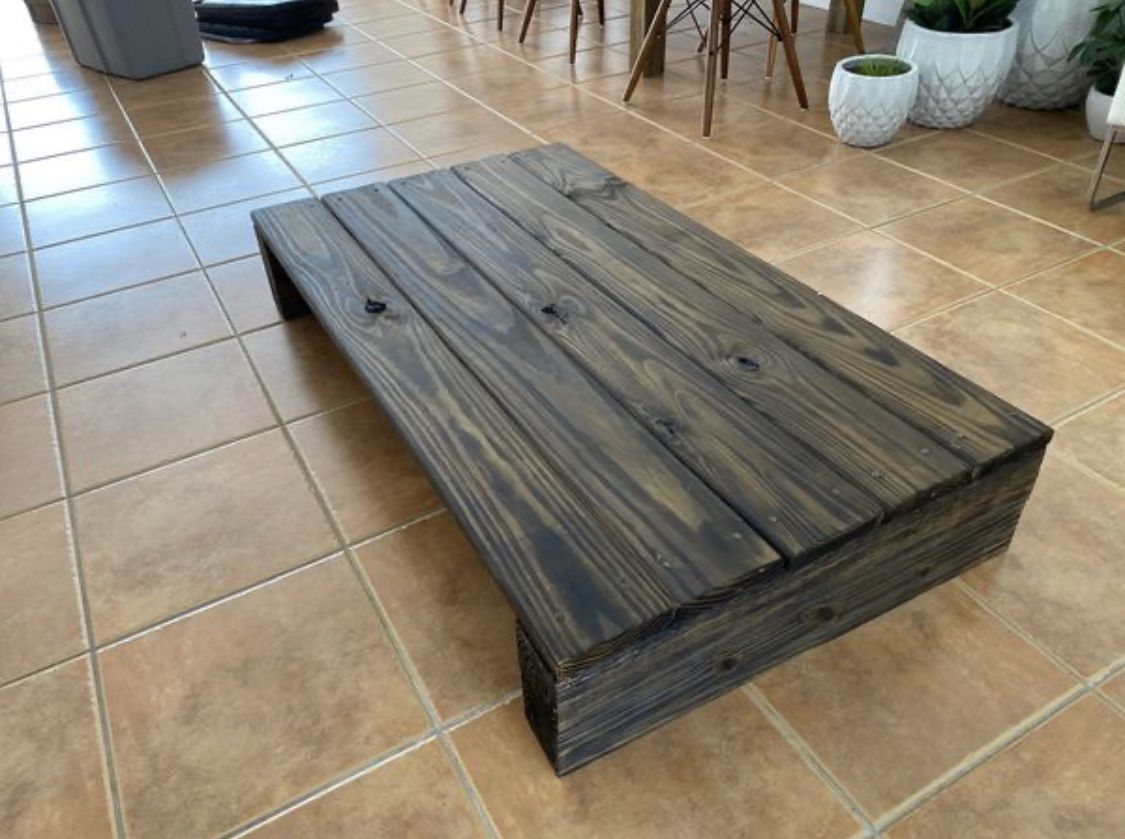 Hand made rustic coffee table