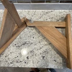 Wooden Red Oak Bike Rack 