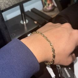 Rope Bracelet 14K