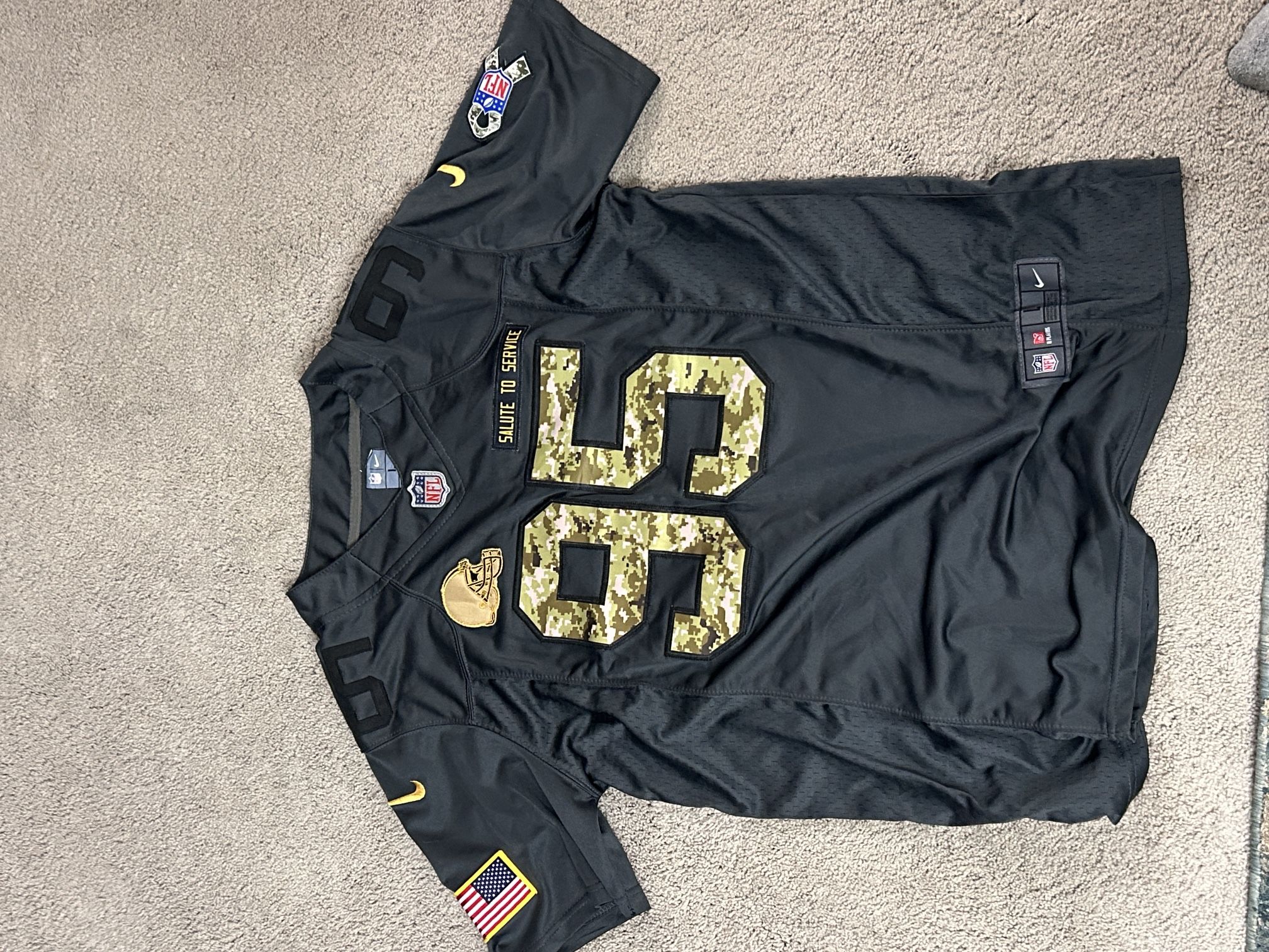 Large Miles Garret Camo Jersey