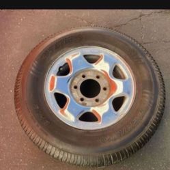 1 - 235/70r15 6x5.5 6x139.7 Toyota Tacoma Tundra 4runner Yukon Tahoe Stock Wheel Rim 90% Treads Tire