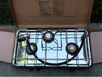 VTG Century Primus Deluxe 3 Burner Propane Portable Camp Stove Ultima Model 4700-B