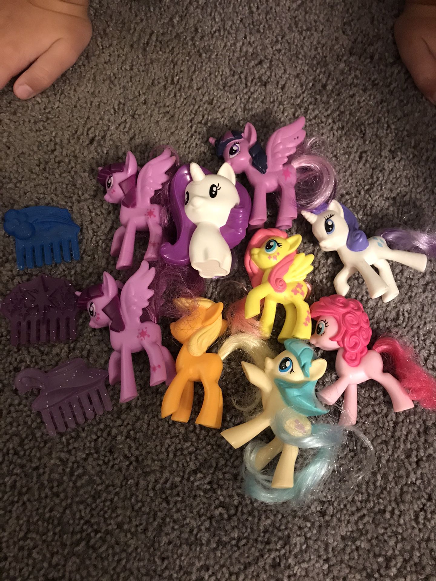 My little pony toys!