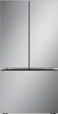 LG Counter-Depth MAX 25.1 Cu. Ft. Stainless Steel French Door Smart Refrigerator MSRP: $3,599