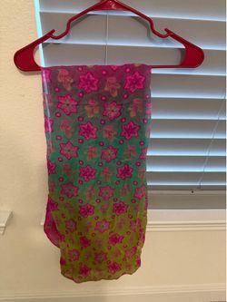 Chafoon printed Dopata multicolored