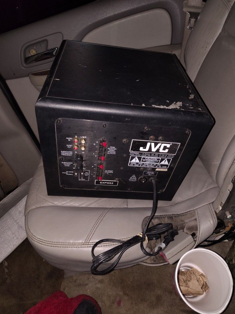 Jvc Amplified Speaker Box Home