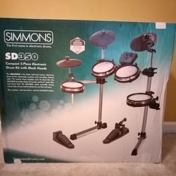 Used Simmons SD350 Electric Drum Set