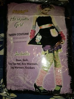 New Harajuku girl costume size 14/16